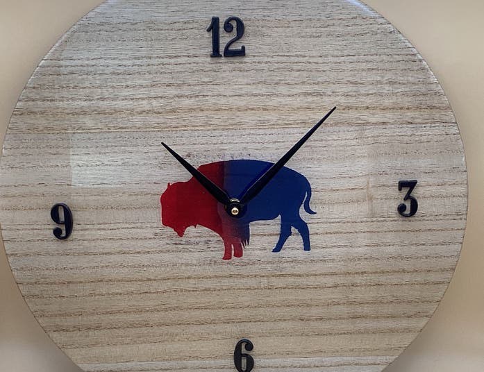 Clockwork Buffalo ARTISAN DESIGN CLOCK~BY STARK ART (4 Designs To Choose From)