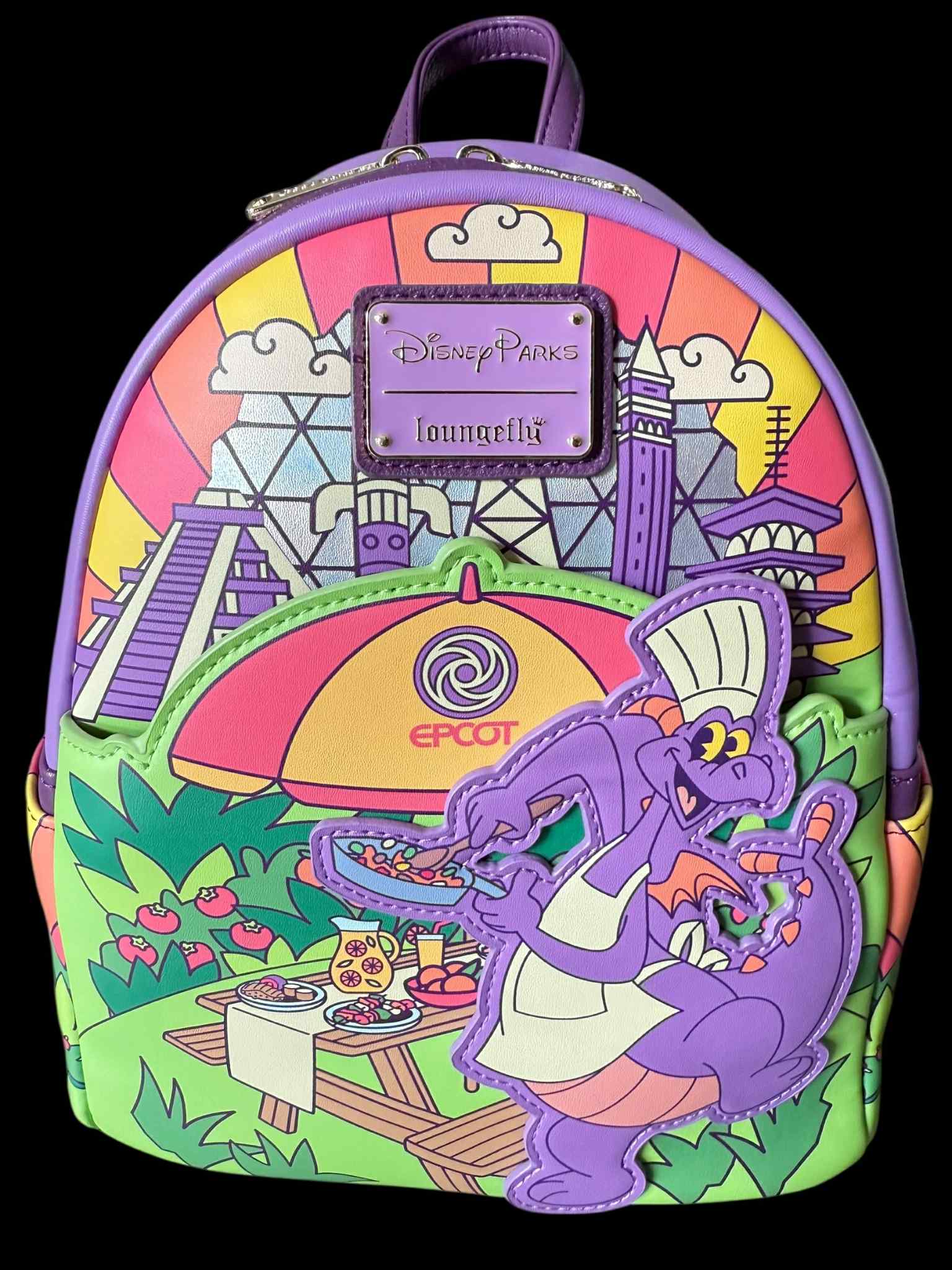 Loungefly Peanuts Snoopy vs the Red Baron Mini Backpack  display picture 1