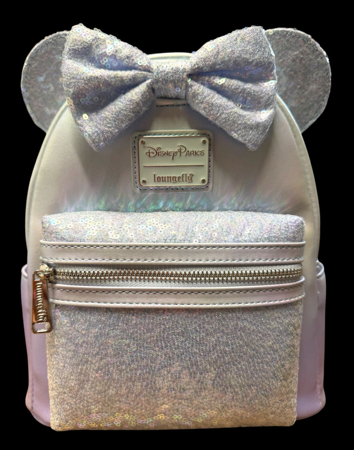 Loungefly Biltmore House Exclusive Red Sequin Mini Backpack Disney Parks Red Sequin Loungefly Loungefly Biltmore House  main image 2