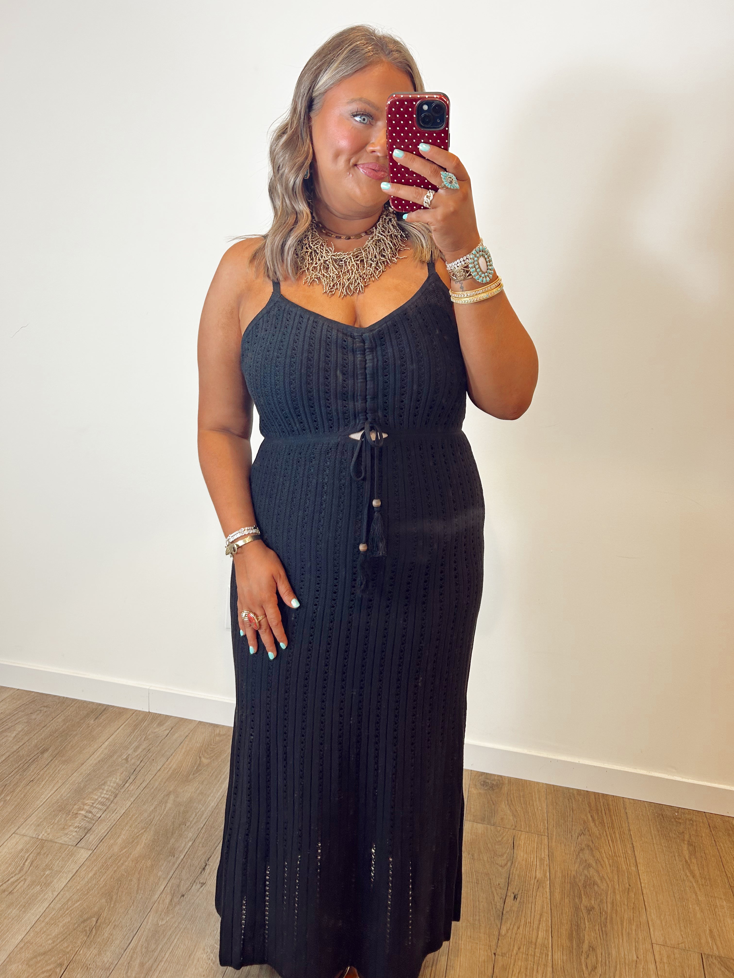 large disc sequin fringe detail shift dress whatverowears on LTK