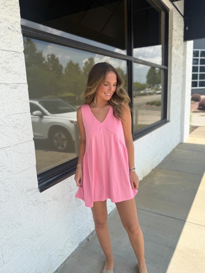 pink coconut boutique dresses A Little Charm Dress