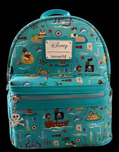 enlarge loungefly disney mickey mouse ghost glow-in-the-dark mini backpack x and Minnie Glow in the Dark Print GeekCore Officially Licensed Loungefly Disney Mickey & Minnie