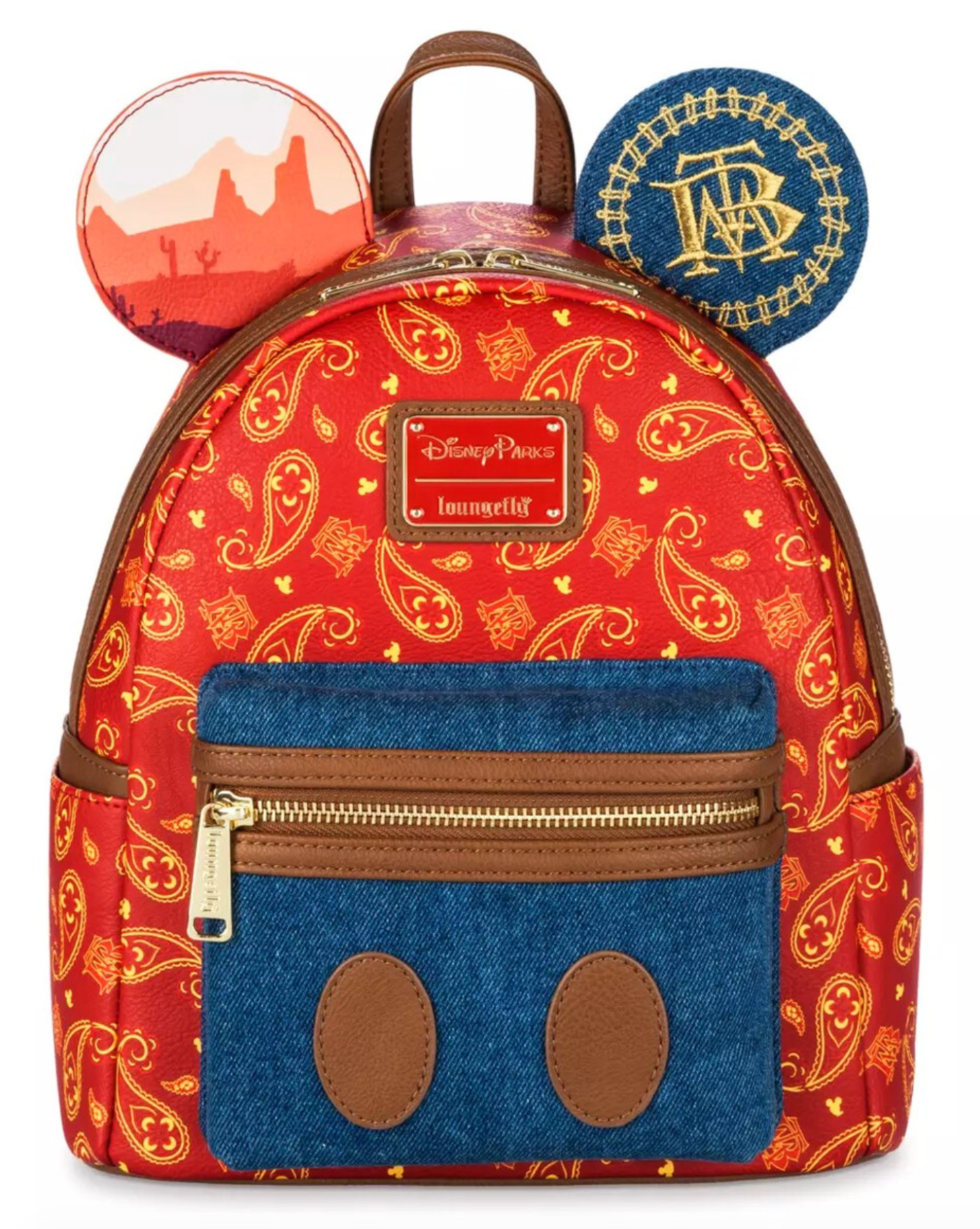 Loungefly Biltmore House Exclusive Red Sequin Mini Backpack  display picture 1