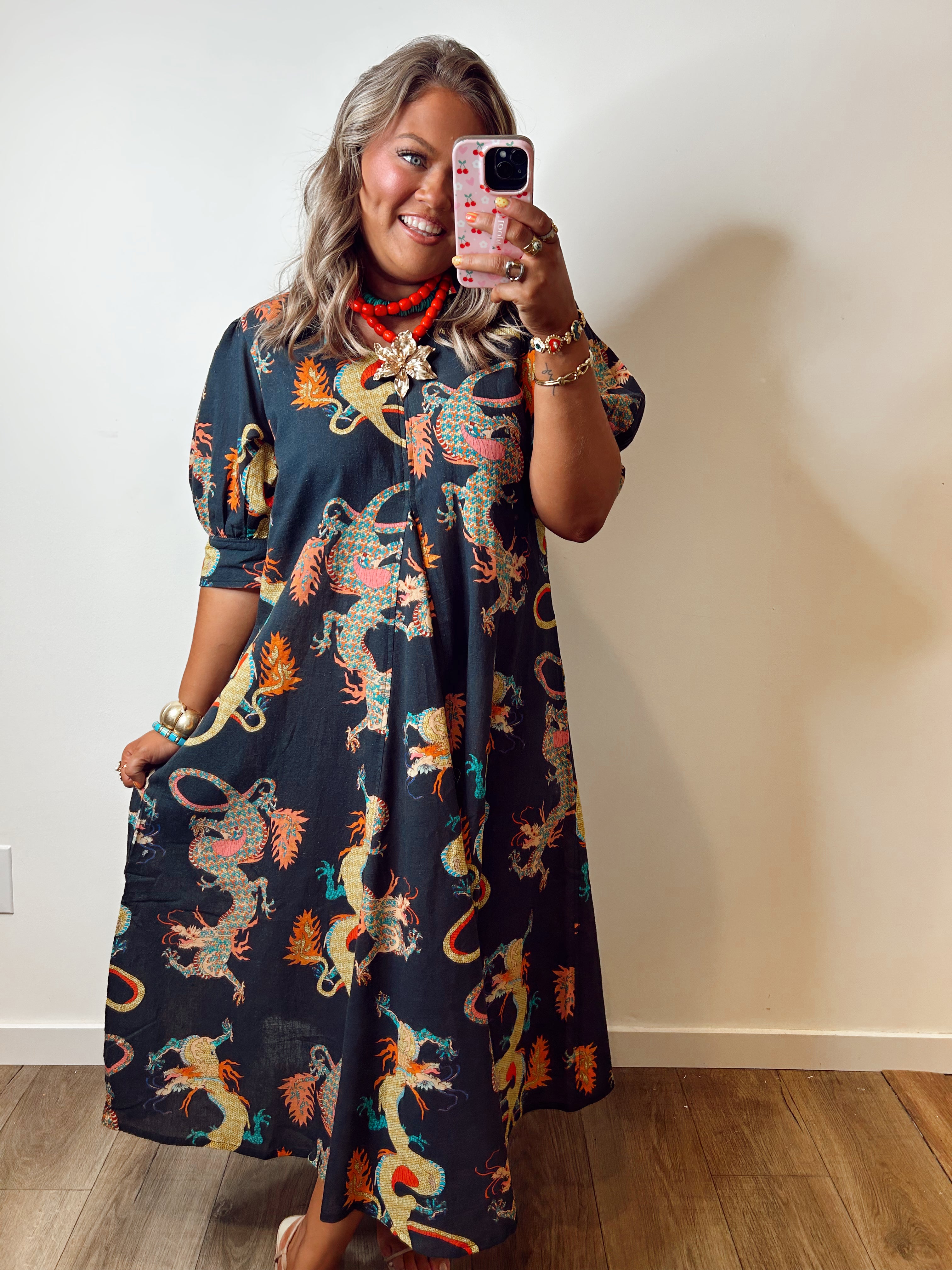 women's dresses a line LTD Commodities Tiered A-Line Maxi Dress Its beautifully handmade from Get What You Want baby dress Boyut:36